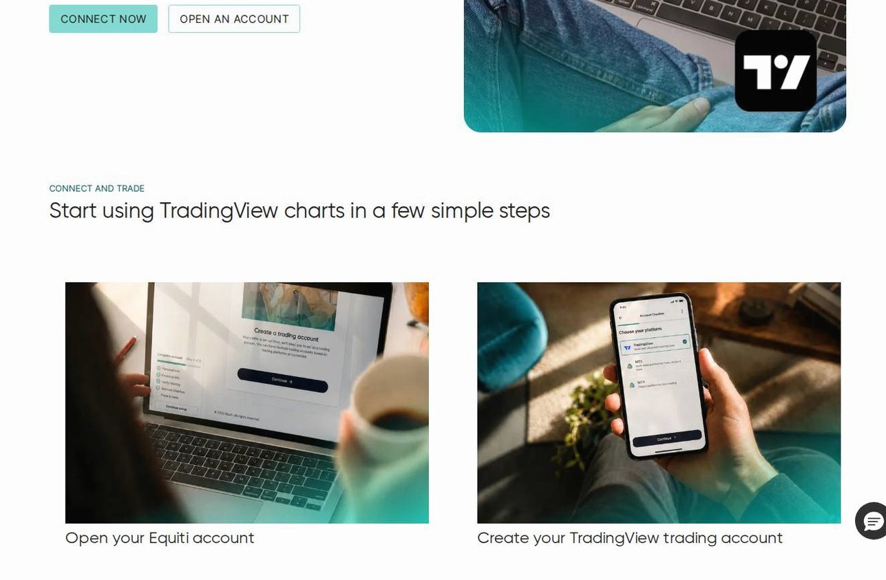 The platform page on the Equiti website